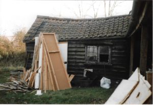 The annexe before work started