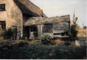 The annexe before work started