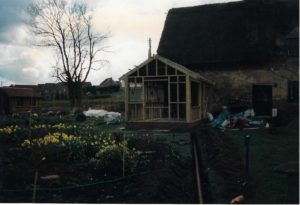 New frame erected