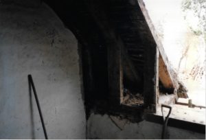 Original roof footings